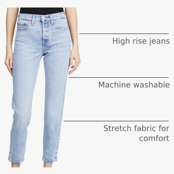 LEVI'S® Wedgie Straight Leg Premium Jeans ★ - Picture 5 of 6